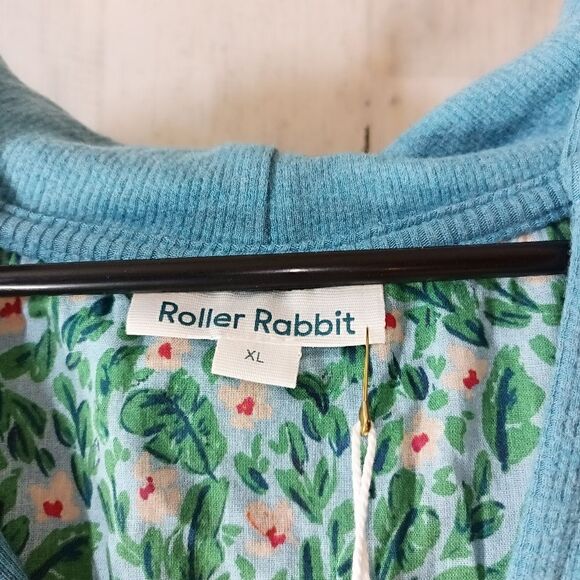 NWT Roller Rabbit Lena Hoodie in Washed Blue - Picture 10 of 14